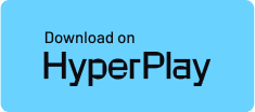 Stacked HyperPlay Blue logo with HyperPlay H Icon missing